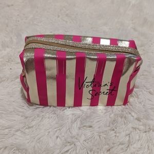 Victoria's Secret Gold and Pink Bag